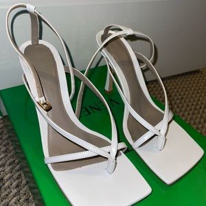 Bottega stretch sandals.